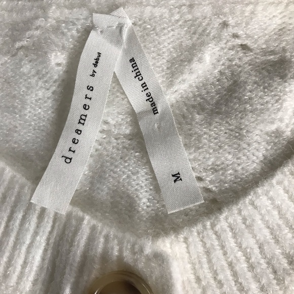 Dreamers by Debut Grandamacore Cardigan with Embroidered Flowers - Size Medium - Picture 8 of 14